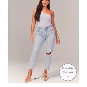 Abercrombie Curve Love High Rise Mom Jean